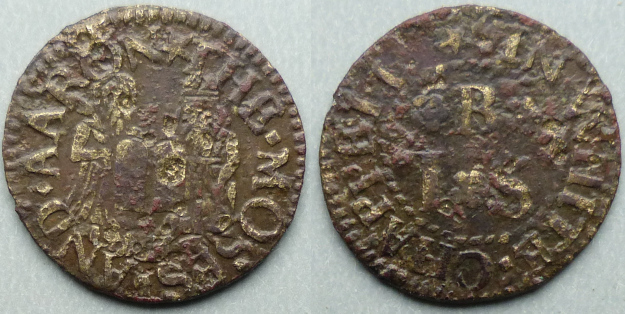 Whitechapel, I B (S) THE MOSES AND AARON farthing Whitechapel, I B (S) THE MOSES AND AARON farthing